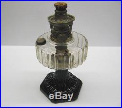 Aladdin Lamp Model B Corinthian Clear/Black 1935/36 Vintage 6.5 x 11.75 inches