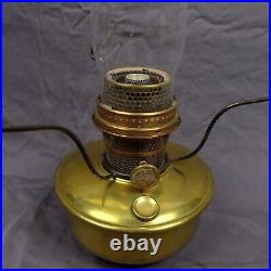 Aladdin Lamp Model B Hanging Tilt with Shade Holder Brass Oil Kerosene