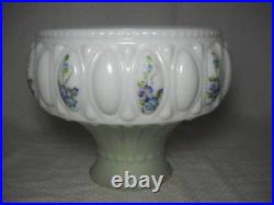 Aladdin Lamp Model no. 6 Brass Lamp and Aladdin Shade with Hand Painted Violets 21