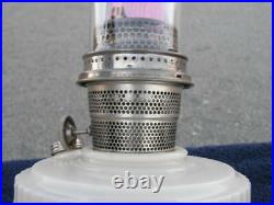 Aladdin Lamp Short Lincoln Drape 1939 Alacite B-60 Model B Nickel Burner Chimney