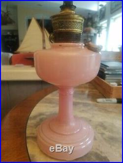 Aladdin Lamp Vintage Simplicity B-28 Rose Decorated Crystal 1948-1953