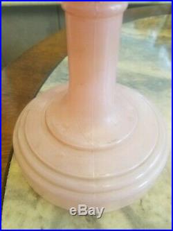 Aladdin Lamp Vintage Simplicity B-28 Rose Decorated Crystal 1948-1953