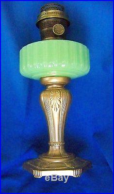 Aladdin Lamp model B Majestic lamp 1935-1936 Green Moonstone