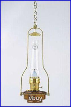 Aladdin Lamps Deluxe Glass Hanging Lamp, brown (less shade), #BH815