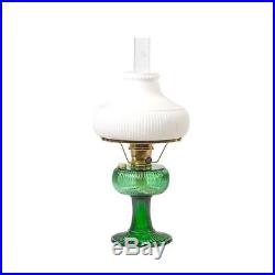Aladdin Lamps Emerald Green Grand Vertique Lamp / Opal White Shade #100014102