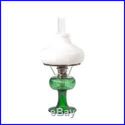 Aladdin Lamps Emerald Green Grand Vertique Lamp / Opal White Shade #100014103 Nk