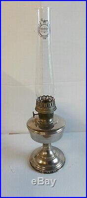 Aladdin Lamps Kerosene Nickel Heel-less Model 12 Complete Lamp