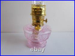 Aladdin Lamps Kerosene Passion Pink Pedestal Lamp Brass #100032846