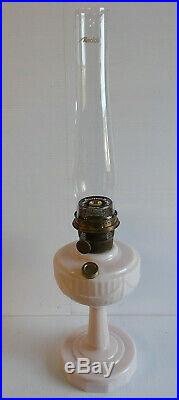 Aladdin Lamps Tall Lincoln Drape Lamp in Alacite with Model A Burner kerosene