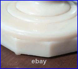 Aladdin Lincoln Drape Alacite Glass Kerosene Oil Lamp NuType B Pink Tone