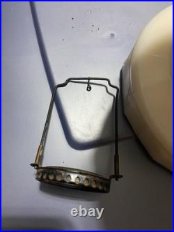 Aladdin Lincoln Drape Alacite Glass Kerosene Oil Lamp NuType B Pink Tone