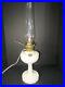 Aladdin Lincoln Drape Conv Elec Lamp withAladdin Marked Chimney & Tripod (Lot H)