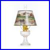 Aladdin Lincoln Drape Indoor Oil Lamp, Clear Glass and Rocky Mountain High Shade
