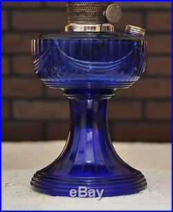 Aladdin Lincoln Drape Lamp Cobalt Blue with Model B Burner and Chimney (G103)