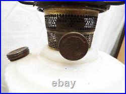 Aladdin Lincoln Drape Model B Lamp Alacite Glass New Formula Kerosene Chimney