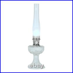 Aladdin Lincoln Drape Oil Lamp, Indoor Fuel Lamp, Bright White Light Nickel Trim