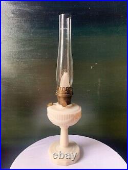 Aladdin Lincoln Drape Oil Lamp Model B Tall'V' shaped pattern 1940-1949