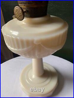 Aladdin Lincoln Drape Oil Lamp Model B Tall'V' shaped pattern 1940-1949