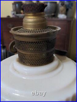 Aladdin Lincoln Drape Tall Alacite Kerosene Oil Lamp Model B Burner