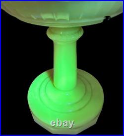 Aladdin Lincoln Drape Uranium Oil Lamp Pinkish NU-Type Model B