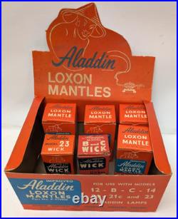 Aladdin Lox-On Mantles Dealer Box For 12-B-C-21-21C & 23 5 Mantles, 23 Wick, B&C