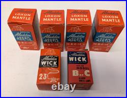 Aladdin Lox-On Mantles Dealer Box For 12-B-C-21-21C & 23 5 Mantles, 23 Wick, B&C