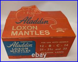 Aladdin Lox-On Mantles Dealer Box For 12-B-C-21-21C & 23 5 Mantles, 23 Wick, B&C