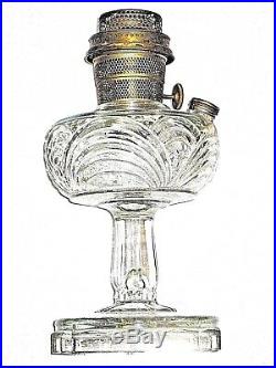 Aladdin Mantle Lamp 1941 Washington Drape Clear Nu Type Model B Kerosene Burner