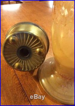 Aladdin Mantle Lamp Co Model 12 Chicago Illinois Oil Peach