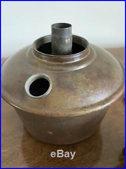Aladdin Mantle Oil Kerosene 10.25 Model 1248 Ebony SAND Art Craft Vase Lamp