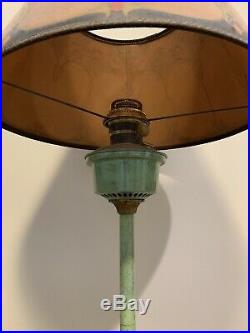 Aladdin Mantle Oil Kerosene Model B Floor Lamp With Original 20.5 Shade
