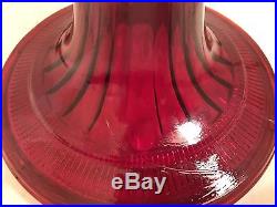 Aladdin Mantle Oil Kerosene Model B Ruby Beehive Lamp With Brass Burner