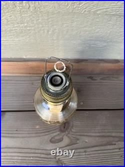 Aladdin Mantle Oil Lamp 1920s Diamond Square Glass Great Condition RARE Working