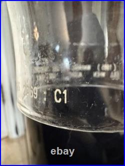 Aladdin Mantle Oil Lamp Model 23 Burner- Brass Trim 19.25 withextra wick -BS2049