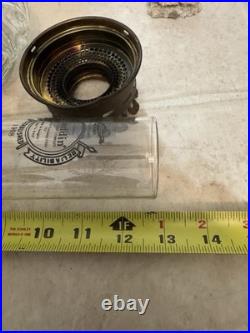 Aladdin Mantle Oil Lamp Model 23 Burner- Brass Trim 19.25 withextra wick -BS2049