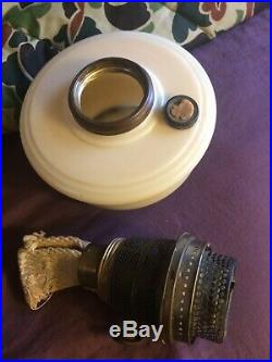 Aladdin Mantle Oil Nu Type USA Lamp White Model B Burner Kerosene