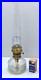 Aladdin Mantle Shelf lamp with'20s diamond square glass bowl FS