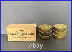 Aladdin Master Carton Of 6 Kerosene Lamp Chimney Bug Insect Screens