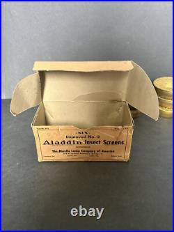 Aladdin Master Carton Of 6 Kerosene Lamp Chimney Bug Insect Screens