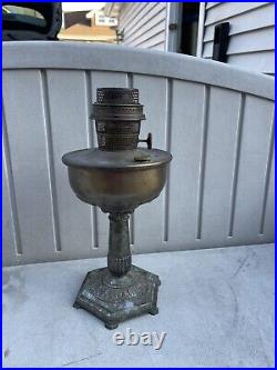 Aladdin Metal Brass Stand Lamp with Nu-Type Model B Burner