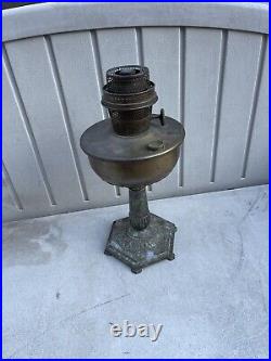 Aladdin Metal Brass Stand Lamp with Nu-Type Model B Burner