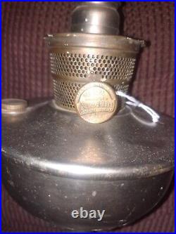 Aladdin Metal Brass Stand Lamp with Nu-Type Model B Burner