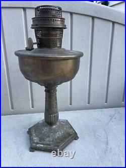 Aladdin Metal Brass Stand Lamp with Nu-Type Model B Burner