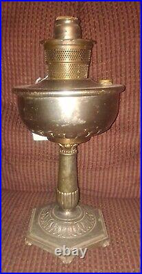 Aladdin Metal Brass Stand Lamp with Nu-Type Model B Burner