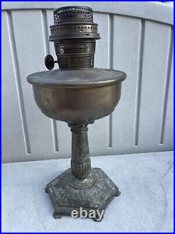 Aladdin Metal Brass Stand Lamp with Nu-Type Model B Burner