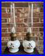 Aladdin Milk Glass model 23 Oil Lamps 1982 Eddie Bauer geese limited edition
