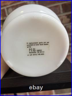 Aladdin Milk Glass model 23 Oil Lamps 1982 Eddie Bauer geese limited edition