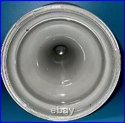 Aladdin Mod. 100 VENETIAN Kerosene Oil Stand Lamp Satin White Alpha Crystal 1933