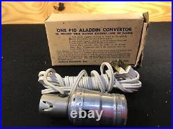 Aladdin Model 10 Kerosene Lamp Convertor Conversion Kit NOS
