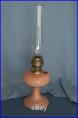 Aladdin Model 103 Rose Venetian Kerosene Lamp Burner and Chimney